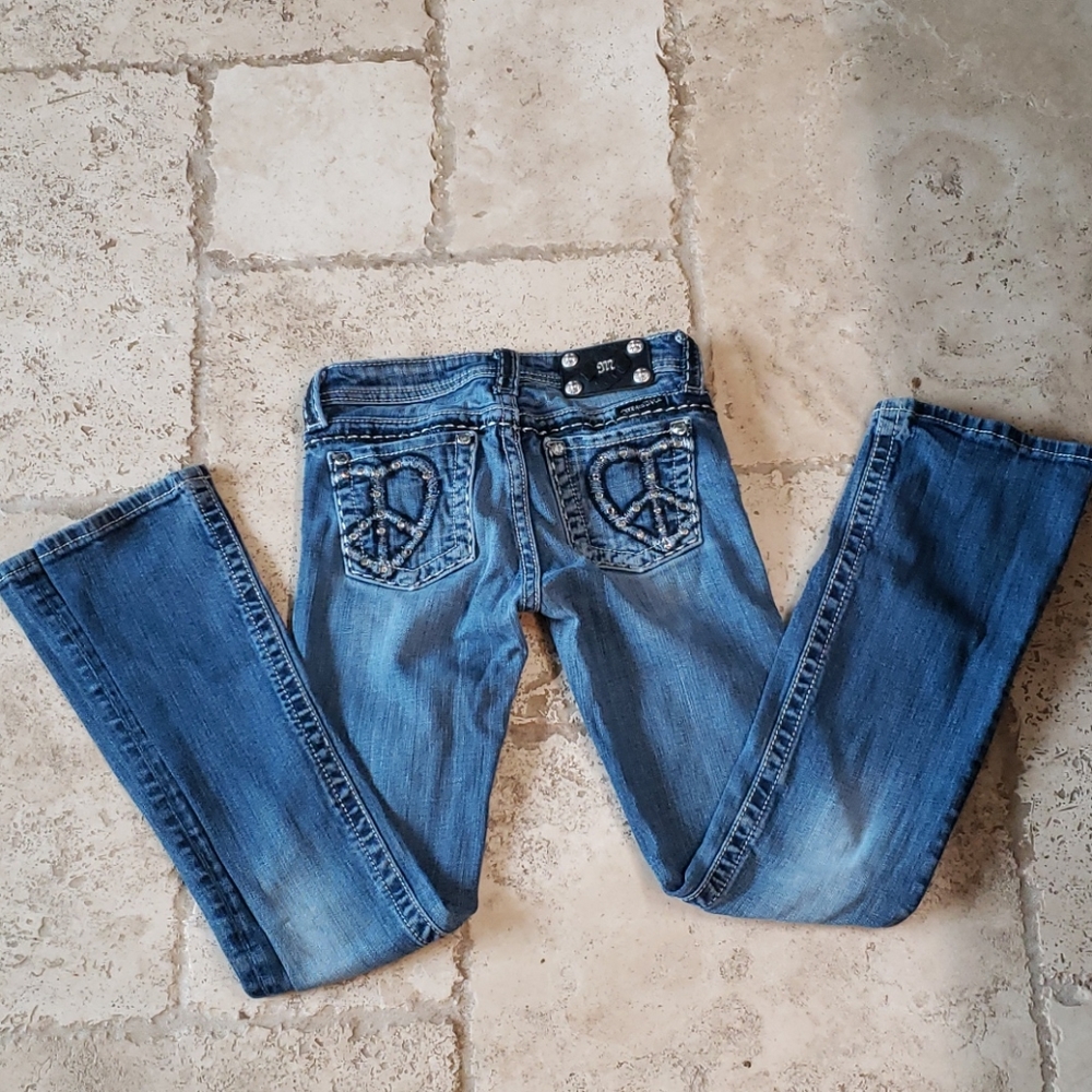Girls Miss Me Bootcut jeans